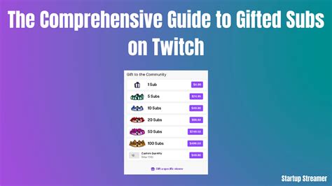 gifted subs meaning|Twitch Gifted Subs